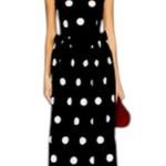 Ciao Lucia Neroni POLKA DOT RIBBON MAXI DRESS X SMALL NWT SOLD OUT! White Size XS Photo 0