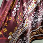 Apt. 9  mixed print satin paisley square scarf Photo 3