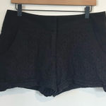 Maurice's Black Lace Overlay Shorts - Size: 7/8 Photo 0