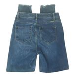 KANCAN Juniors Ladies Button Fly Skinny Raw Edge Jeans Jeggings ~ Size 9 (28) Blue Photo 2