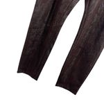 Premise  Faux Snakeskin Brown Legging Large New Photo 2