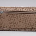 Guess Women's Signature Trifold Wallet Beige Photo 1