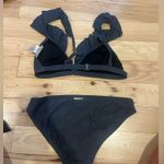 Michael Kors  ruffle top full coverage bikini! Dark grey! Size Small! Photo 1