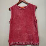 Hearts of Palm Pink Sleeveless top Size L Photo 0