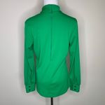 Koko Knits of California Green Turtleneck Back Zip Turtleneck Blouse Sz Small Photo 1