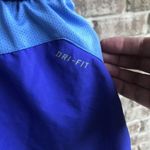 Nike  Dri Fit Running Shorts Ladies  Small Blue EUC Photo 5