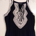 Byer California Black & White Embroidered Dress Photo 1