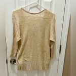 Anthropologie MOTH Linen Catamaran Sweater S Boho Indie Relaxed Earthy Coastal Tan Size undefined Photo 2