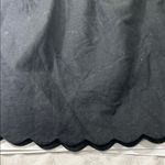 J.Crew Black Mini Skirt with Scalloped Hem Photo 13