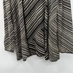 Escada Cream & Black Striped Open Knit 3/4 Sleeve Sweater Cardigan Size 44 Photo 2