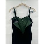 Windsor Dress Women Small Green Velvet Tinkerbell Holiday Feel Me Bustier Mini Photo 8