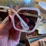 Burberry Authentic  59mm Oversized square logo acetate/metal sunglasses Photo 13