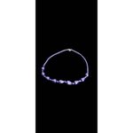 Vintage Y2K Women’s Purple Beaded Choker Princess‎ Necklace 90’s Clueless Bold Photo 3