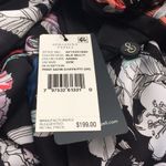 Adrianna Papell Floral Printed Satin Chiffon Handkerchief Dress Photo 2