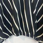 Savannah Jane Black & White Striped Dolman Sleeve Oversized Boho Top Size Medium Photo 8