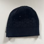 Sandro  Navy Blue Wool Blend Crystal Jeweled Beanie Photo 5