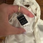 SheIn White tie back  lace top with tassels Photo 2