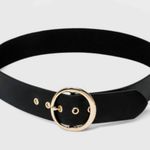 Ava & Viv  Mid Waist Belt Stretchy Wide Black Gold NWT 4X Photo 0