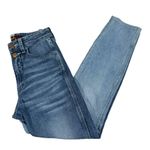 Jordache Half & Half High Rise Vintage Crop Skinny Jeans Blue Size 25 Photo 2