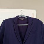 Norma Kamali  Navy Blue Lightweight Blazer Office Sophisticated Photo 1