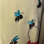 Disney New Winnie the Pooh Butter Yellow Bee Bear Floral embroidered Tee T-shirt Photo 4