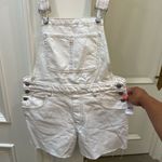 PacSun NWT  white overall shorts Photo 2