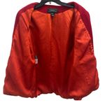 Ralph Lauren VTG 90s  L-RL Green Tag Red Wool Crest Pantsuit Preppy Heritage Med. Photo 2