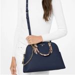 Michael Kors Hudson Embossed Snake Dome 2-Way Bag Photo 1