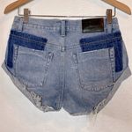 One Teaspoon ONE X  High Waist Bandits Denim Shorts Photo 1