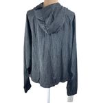 Reebok NWT  High Low Full Zip Hooded Check Black Jacket Windbreaker 2X 18-20W Photo 3