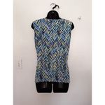 Dana Buchman Chevron Print Sleeveless Blouse Photo 2