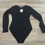 MANGOPOP NWT XS mango pop body suit - long sleeve black Photo 0