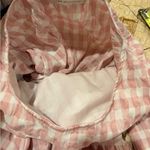 Urban Outfitters  long-sleeve gingham dress, pink & white Photo 6