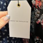 Dress the Population New Jaleah Sequins Velvet Sheath Dress Black Multi Photo 7