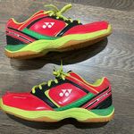 Yonex badminton shoes power cushion ergoshape unisex womens size 7 mens size 5.5 Red Photo 0