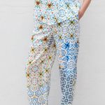 ZARA  Printed Patchwork Wide Leg Pants XS Photo 0