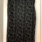 Banana Republic  || Black/grey/silver print lined pencil skirt with side zipper Photo 0