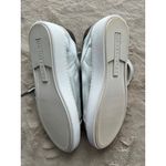 Michael Kors Silver Womens Sneakers W/ Monogram Heel & Logo Accents Size 8.5 Photo 6