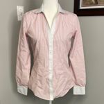 Brooks Brothers  346 Fitted Red Pin Stripe 4 Cotton Photo 0