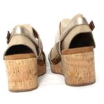 Eurosoft by Sofft Kahley Wedge Sandal Size 7M NWOB Gold Photo 3