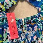 Lilly Pulitzer New with tags  Grace Tiered Midi Dress in blue grotto Photo 10