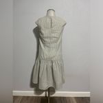 H&M  Seersucker Gingham Green Drop waist Dress Size 2 Photo 1