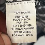 Blue Island Women’s  Black & White Patterned Swimsuit Cover Up Size Large Photo 6