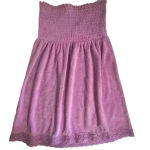 Aeropostale  Women's Smocked Strapless Short Dress Purple Size S Photo 12