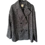 Favorite Daughter‎ Peacoat Oversized Herringbone Navy XL Blue Photo 5