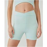 Free People Movement NWT Free Throw Shorts Mint Turquoise Medium Crossover Photo 2