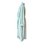 kim rogers Kim‎ Rogers Blue Fuzzy Belted Adjustable Waist Bath House Robe Set Sz Large Photo 1