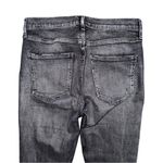AGOLDE  Sophie High Rise Skinny Jeans Size 28 Charcoal Silence Distressed Stretch Photo 4