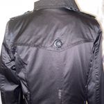 London Fog  Black Trench Coat Photo 3