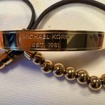Michael Kors Gold-Tone Logo plaque Bead Bracelet Photo 3